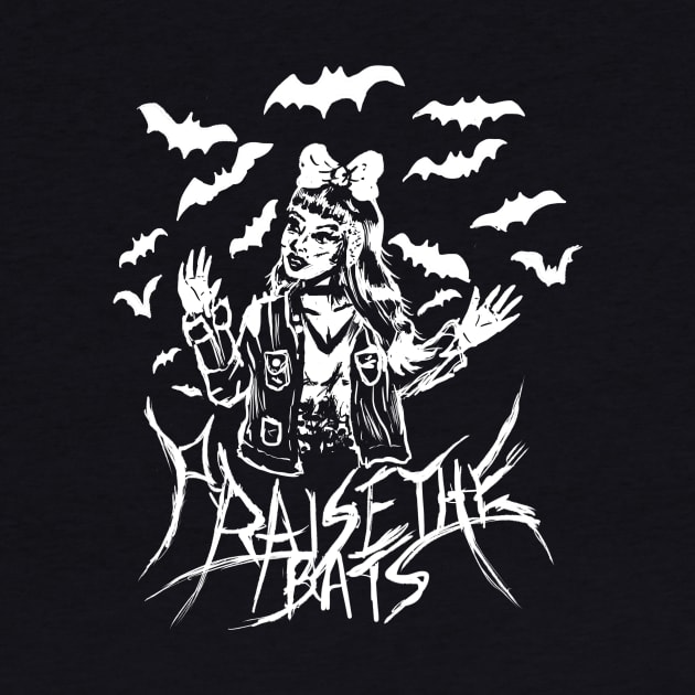 Praise The Bats Goth Punk Girl by LunaElizabeth